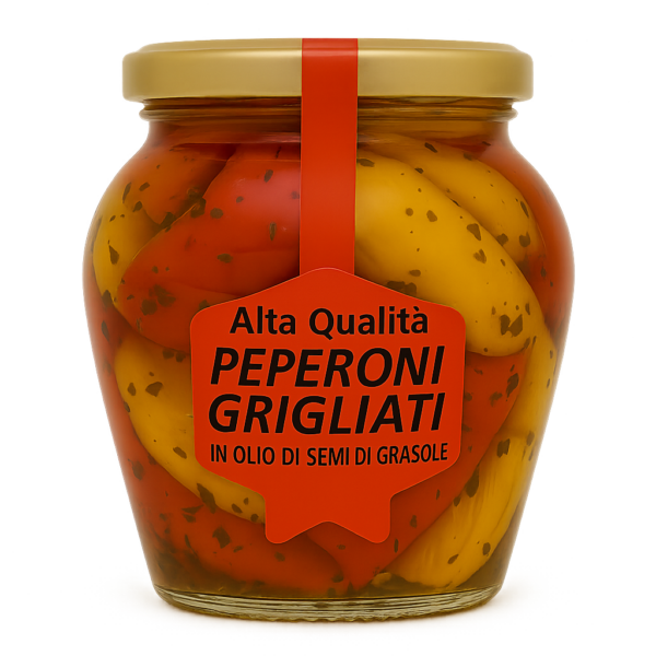Peperoni Grigliati in Olio